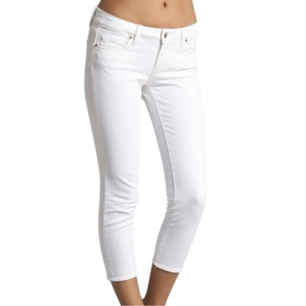Paige Denim Women’s Size 28 White Roxie Capri Jeans